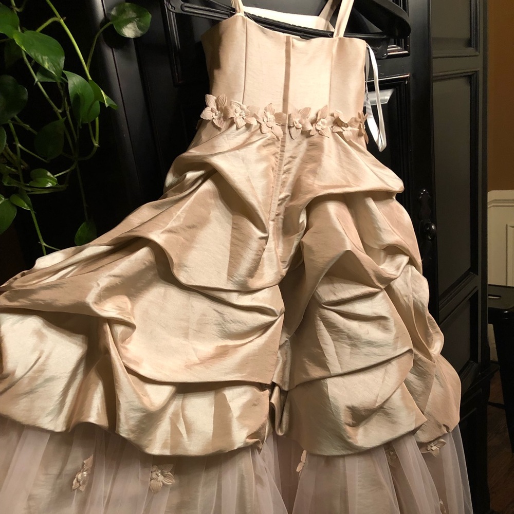 Tiffany size 6 pageant dress rum pink